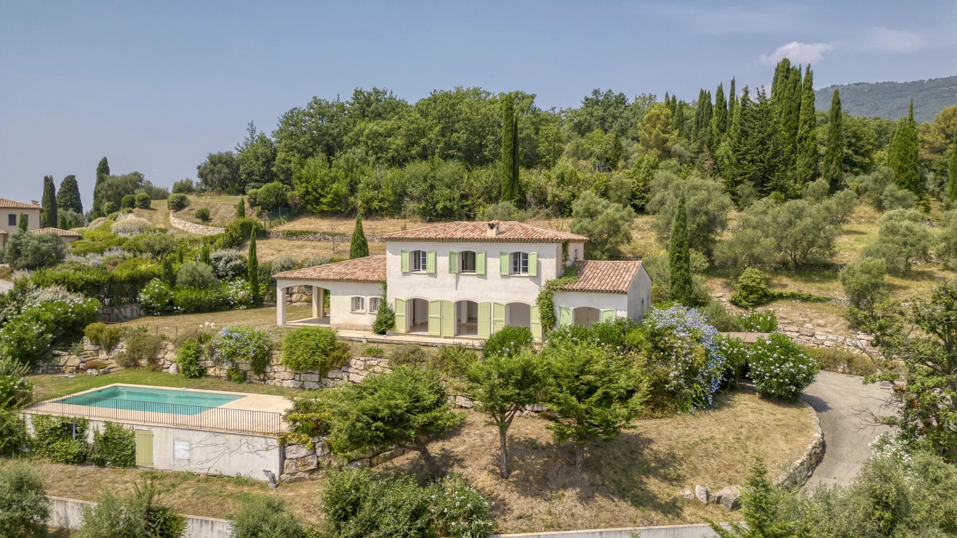 Bastide moderne vue panomarique - Grasse