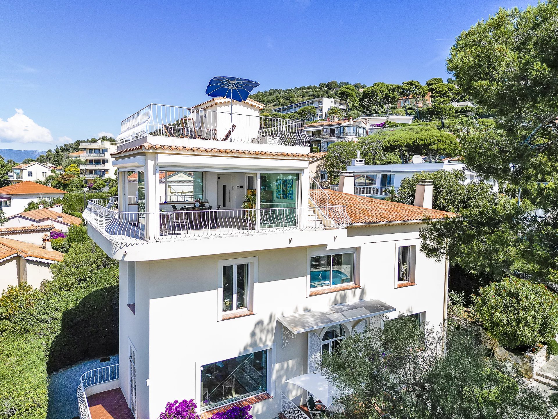 Magnifique villa vue mer panoramique - Villefranche sur mer